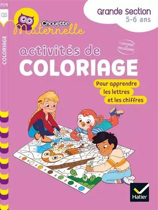 CHOUETTE MATERNELLE ACTIVITES DE COLORIAGE GS