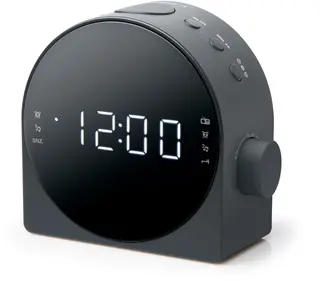Radio Reveil MUSE Double Alarme M-185 CR
