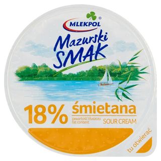 Mlekpol Mazurski Smak crema de azufre 18 % 200 g