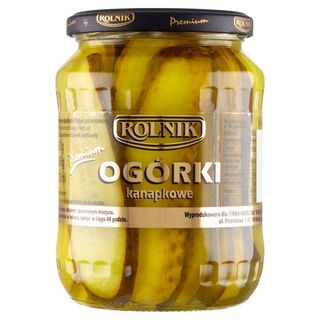 Rolnik Premium Ogórki kanapkowe 670 g