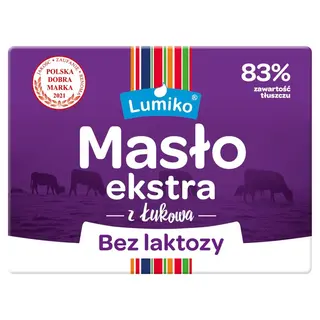 Masło ekstra z Łukowa bez laktozy 200 g