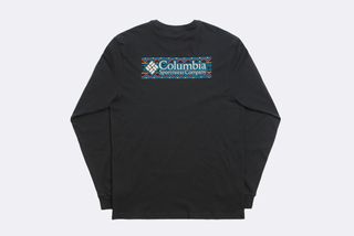 Columbia Explorers Canyon Long Sleeve T-shirt Black Branded Blanket S / Negro