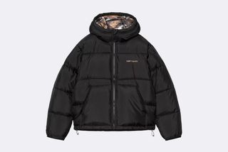 Carhartt WIP Wmns Toronto Jacket Black Wild Dog Print S / Negro