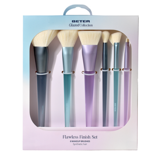 - Bet Conjunto de pincéis Glazen Flawless Finish er - Pack 6 productos