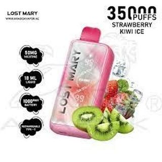 Lost Mary Strawberry Kiwi Vape, 35k Puffs