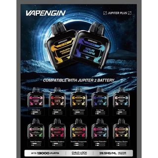 jupiter 13k puffs 2pod peach grape