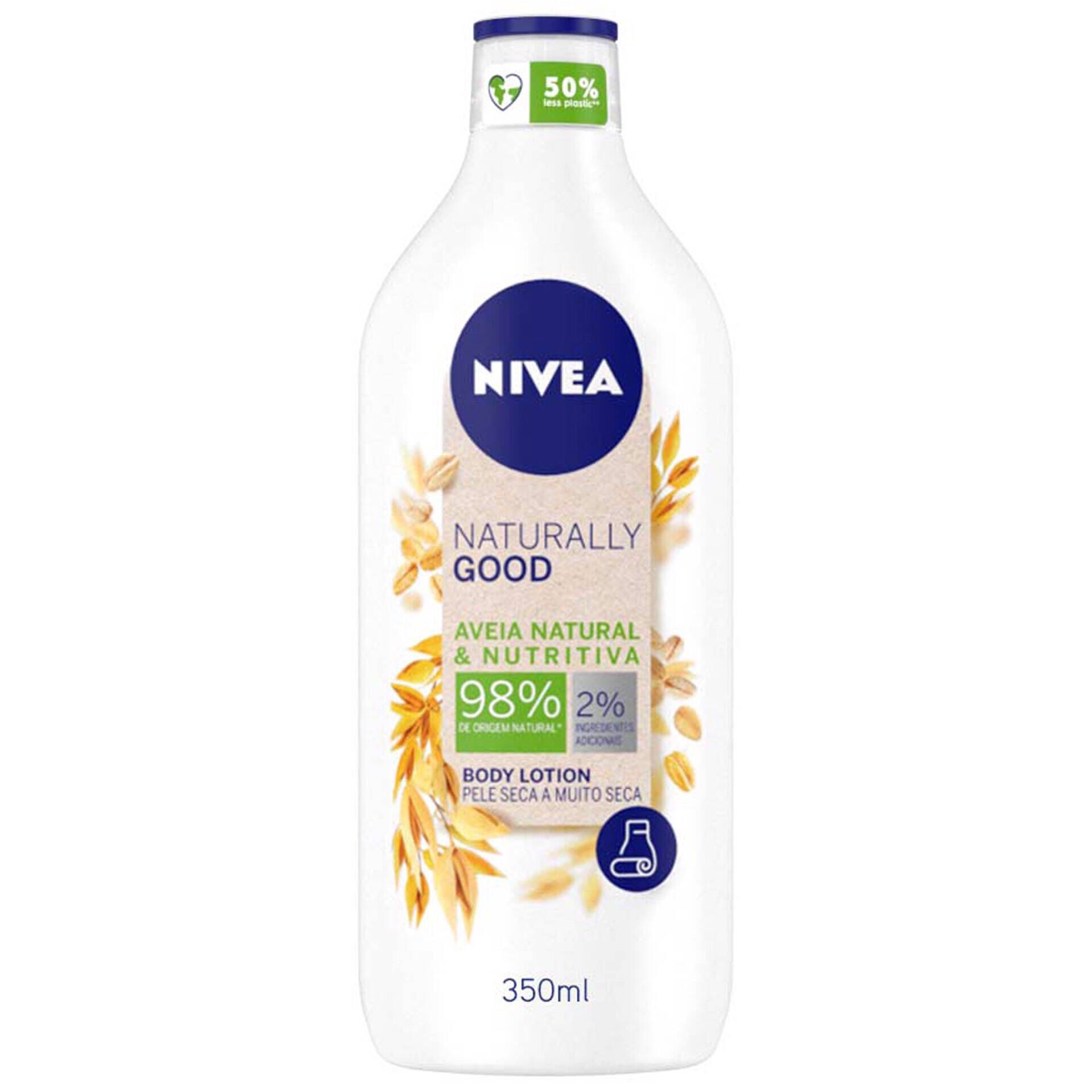 Loção Corpo Naturally Good Aveia Nivea (emb. 350 ml)
