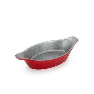 Mini pirofila ceramica 24x11,5x5,5 cm - rossa
