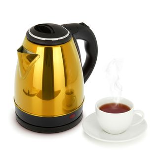 Bollitore elettrico 1,5 L - oro acciaio inox