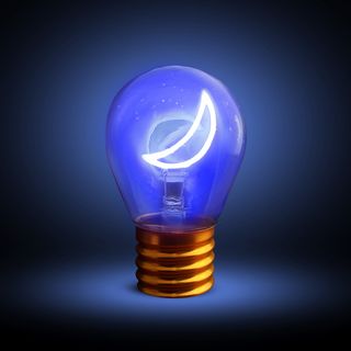 Lampadina decorativa led Luna - ricaricabile