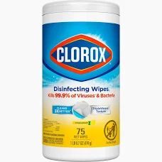CLOROX DISNFECTING WIPE X85 WET WIPES