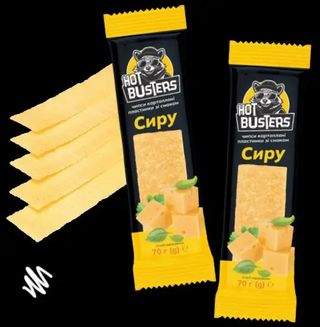 Чіпси смужками з сиром 80 грам