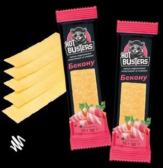 Чіпси смужками з беконом 80 грам