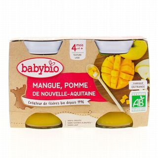 Petit Pot Mangue Pomme 2*130G (Dès 4mois) - BabyBio