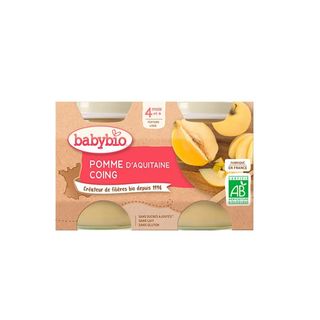 Petit Pot pomme coing 2*130G (Dès 4mois) – BabyBio