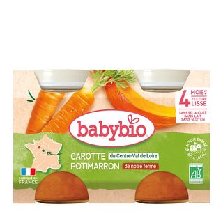 Petit Pot carotte potimarron 2*130G Dès 4mois - BabyBio