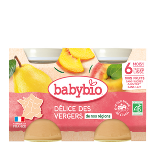 Petit Pot délice des vergers 2*130G (Dès 6mois) – BabyBio