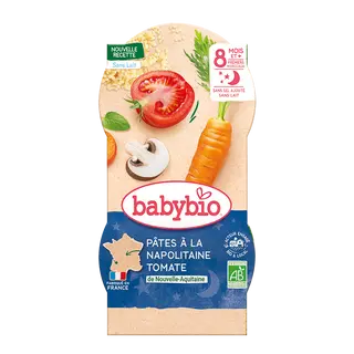 Bol bonne nuit pâtes napolitaines 2*200G Dès 8mois – BabyBio