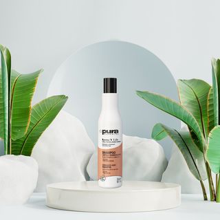 KERA V LIFE შამპუნი, ვეგანური კერატინის კომპლექსი, თმის რევიტალიზაცია, რეკონსკრუ