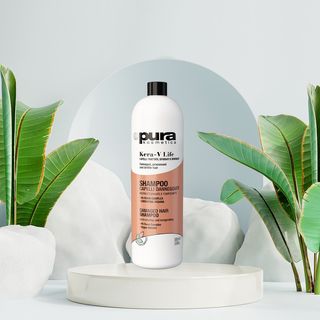 KERA V LIFE შამპუნი, ვეგანური კერატინის კომპლექსი, თმის რევიტალიზაცია, რეკონსკრუ