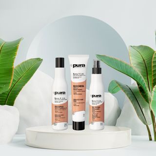 KERA V LIFE პატარა ნაკრები – ვეგანური კერატინის კომპლექსი, თმის რევიტალიზაცია, რ