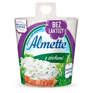 Almette - Serek twarogowy z ziołami bez laktozy - 150 g