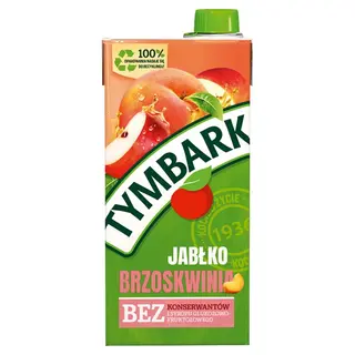Tymbark Napój jabłko-brzoskwinia 1 L