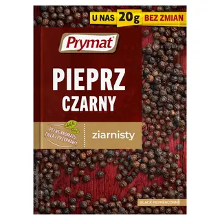 Prymat - Pieprz czarny ziarnisty - 20 g