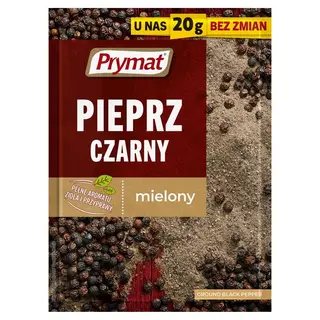 Prymat - Pieprz czarny mielony - 20 g