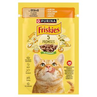 Friskies 5 Promises Karma dla dorosłych kotów w sosie z kurczakiem 85 g
