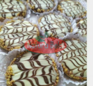 Sablés chocolat blanc zébrés : gourmandises élégantes -250 g