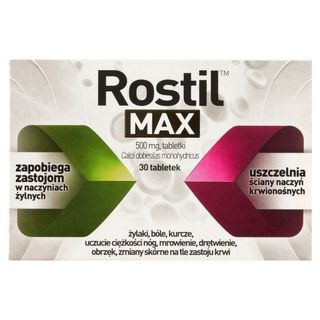 Rostil Max 500 mg Tabletki 30 sztuk