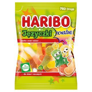 Haribo Języczki Żelki o smaku owocowym kwaśne 85 g