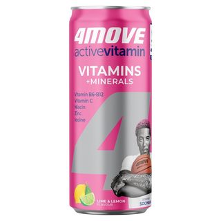 4Move Active Vitamin napój gazowany o smaku cytryny i limonki 330 ml