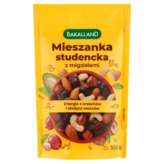 Bakalland Mieszanka studencka z migdałami 100 g