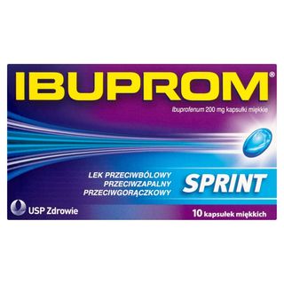 Ibuprom Sprint 200 mg Kapsułki miękkie 10 sztuk