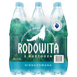 Rodowita z Roztocza Naturalna woda mineralna niegazowana 6 x 1,5 l