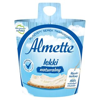 Almette Puszysty serek twarogowy lekki naturalny 150 g