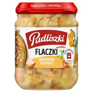 Pudliszki Flaczki wieprzowe w rosole 450 g