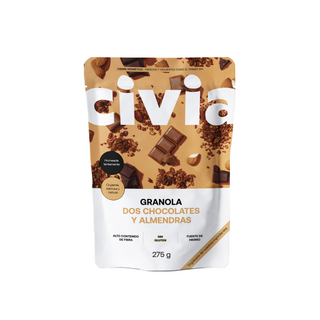 Civia Granola dos Chocolates y Almendras Bio 275gr