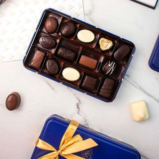 Boite métallique bleu PM