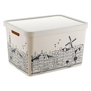 Контейнер для зберігання з кришкою Smartware 12 л Amsterdam TRN-238-07 - [1251570]