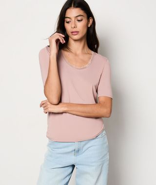 WARM ME UP Camiseta de malla térmica de manga corta MALVA L