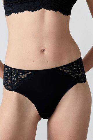 LEGENDE Braguita culotte de encaje NEGRO 38