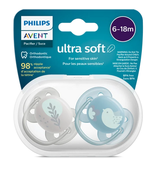 AVENT SUCETTE ULTRA SOFT 6-18MOIS BOY B2 REF SCF091/15