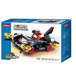 Sluban kocke, trkački automobil 58 kom