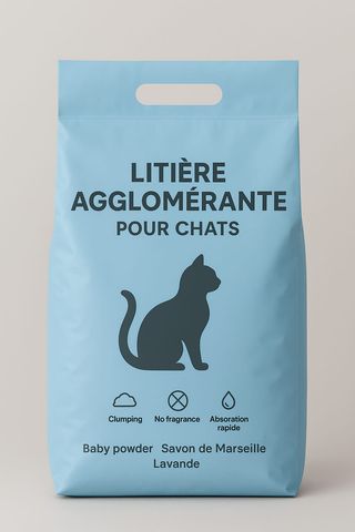 LITIERE AGLIMERANTE 10 LITRE SAVON MARSIELLE