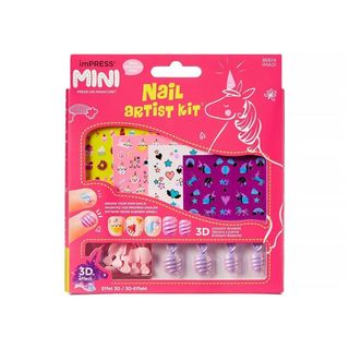 KISS ხელოვნური ფრჩხილი საბავშვო (არ საჭიროებს წებოს) Nail Art Kit