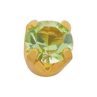 Inverness Pendiente 24K 88C Solitario Cristal Ve 8434048167531