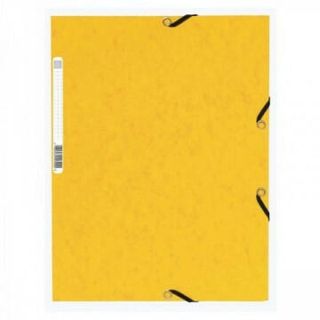 CHEMISE A RABAT CARTONNEE EXACOMPTA JAUNE
